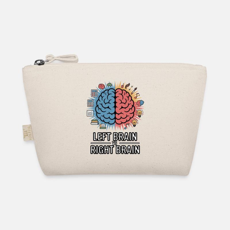 Left Brain vs Right Brain Organic Pouch