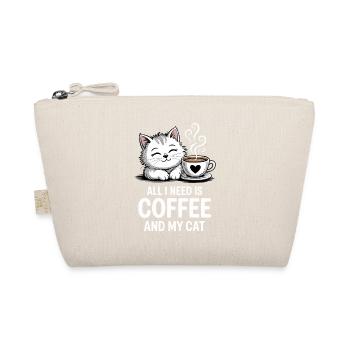 All I Need Is Coffee and Cat - Organic Pouch - nature - Front