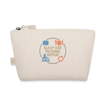 Humour techno – Sommeil · Manger · Techno · Répéter - Trousse biologique - nature - Devant