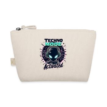 Techno Mode Activated – Rave Musik - Bio-Täschchen - Natur - Vorne