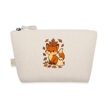 Autumnal fox with leaves - Organic Pouch - nature - Front