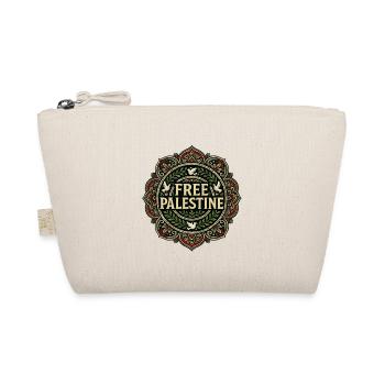 Free Palestine Mandala Symbol - Organic Pouch - nature - Front