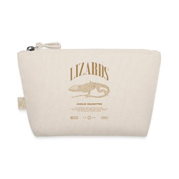 Cuban Knight Anole Reptile Keeper Lizard - Organic Pouch - nature - Front