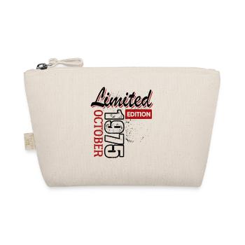 Limited Edition October 1975 Birthday Gift - Organic Pouch - nature - Front