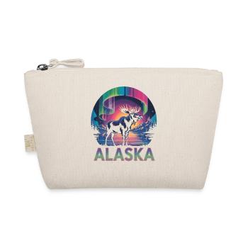T-shirt de l’Alaska – Orignal et aurores boréales - Trousse biologique - nature - Devant