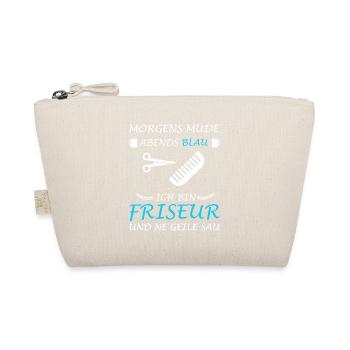 Friseur Frisör Friseurin Hairstylist Lustig Spruch - Bio-Täschchen - Natur - Vorne