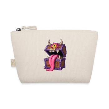 Imiter le coffre de monstre avec langue et œil – Dessin animé - Trousse biologique - nature - Devant
