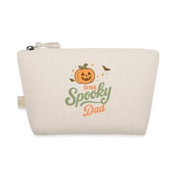 Un papa effrayant costume d’Halloween drôle de dicton - Trousse biologique - nature - Devant