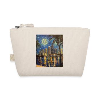 Miami Beach Florida Van Gogh Starry Night - Organic Pouch - nature - Front