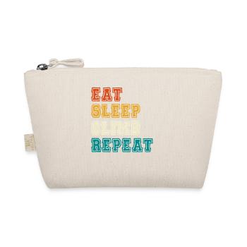 Eat Sleep Climb Repeat Design - Bio-Täschchen - Natur - Vorne