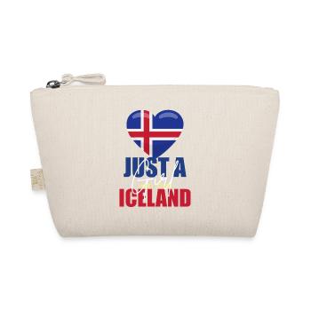 Iceland Heart Love Tee - Bio-Täschchen - Natur - Vorne