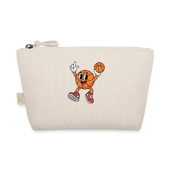 Cartoon Basketball Comic Basketball Fan - Organic Pouch - nature - Front