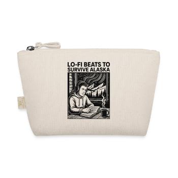 Lo-Fi Alaska Reading by the Campfire - Organic Pouch - nature - Front