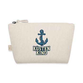 Coastal Child Anchor Motif - Organic Pouch - nature - Front