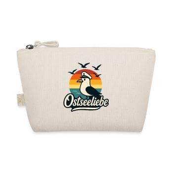 Baltic Sea Harbour Love Seagull Captain Sea Love - Organic Pouch - nature - Front
