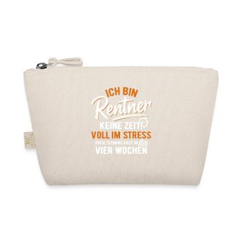 I'm a pensioner - no time! full of stress - Organic Pouch - nature - Front