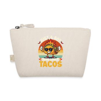 Nur ein Junge, der Tacos Lustige Vibes liebt - Bio-Täschchen - Natur - Vorne