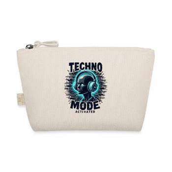 Techno Mode Activated – Rave Musik - Bio-Täschchen - Natur - Vorne