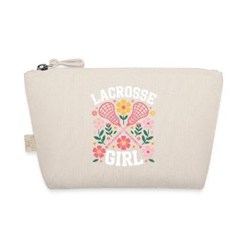Lacrosse Disant Fille Drôle Lacrosse Cadeau - Trousse biologique - nature - Devant