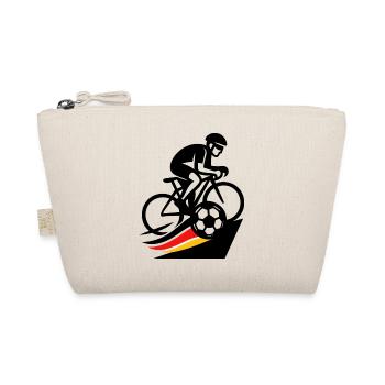 Germany inspired football and cycling  - Organic Pouch - nature - Front