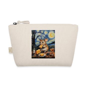 Souris mange du fromage Nuit étoilée à la Van Gogh - Trousse biologique - nature - Devant