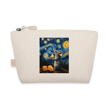 Souris mange du fromage Nuit étoilée à la Van Gogh - Trousse biologique - nature - Devant