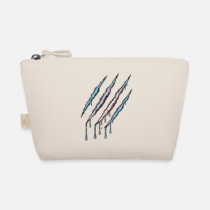 Griffe de fierté transgenre - Drapeau Trans Scratch Trace Trousse biologique