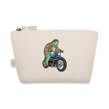 Turtle Motorcycle - Organic Pouch - nature - Front
