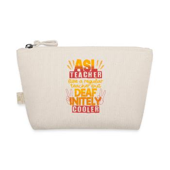 ASL Lehrer Enseignant d’ASL sourd - Trousse biologique - nature - Devant