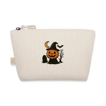 Citrouille d’Halloween avec chapeau de sorcière - Trousse biologique - nature - Devant