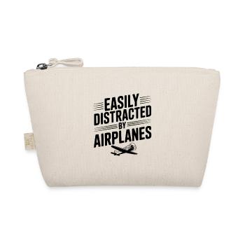 Easily Distracted by Airplanes - Organic Pouch - nature - Front