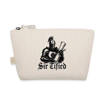 Sir Tified Knight Funny Renaissance Faire Men LARP - Bio-Täschchen - Natur - Vorne