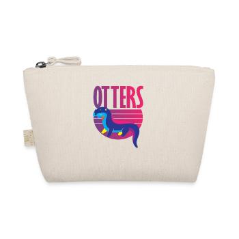 Sea Otter Retro - Organic Pouch - nature - Front