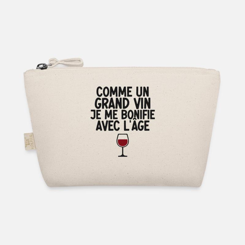 Wie ein großer Wein werde ich mit dem Alter besser Bio-Täschchen