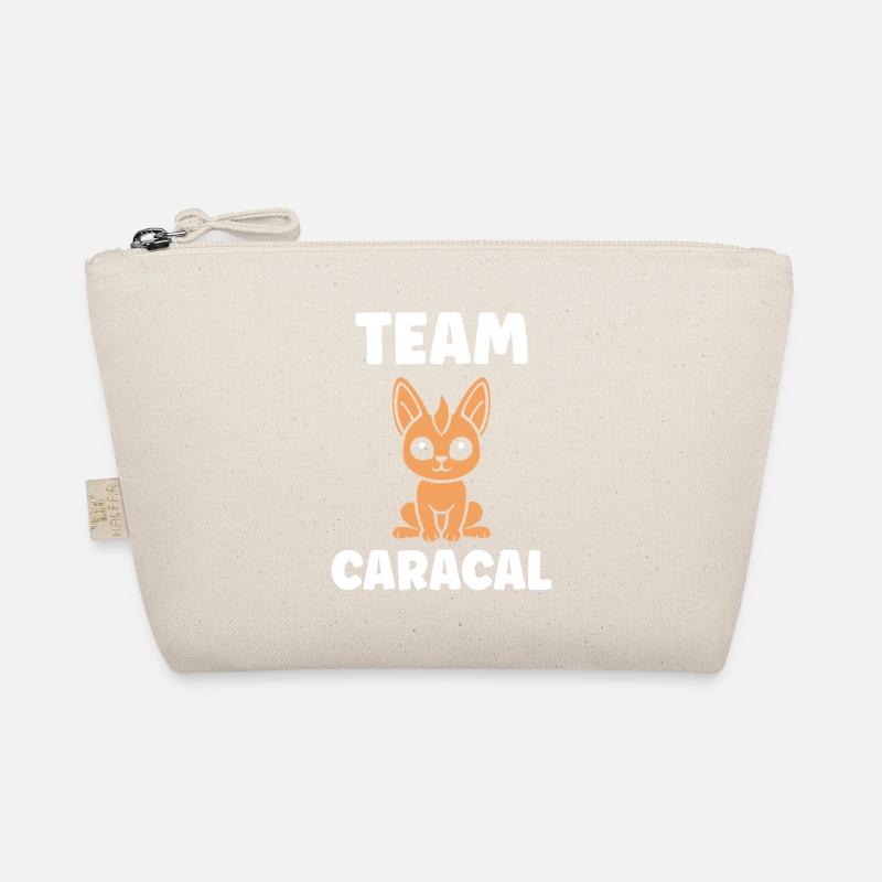 Caracal Cartoon Team Logo Organic Pouch