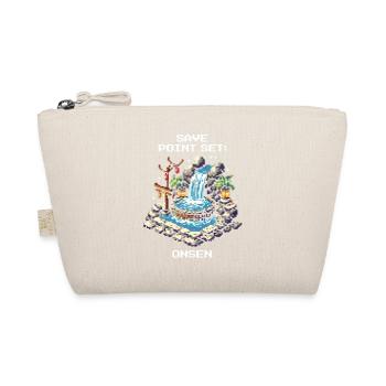 Save Point Set: Onsen | Japan trip - Organic Pouch - nature - Front