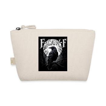 F-Caw-F Raven Moon Gothic - Organic Pouch - nature - Front