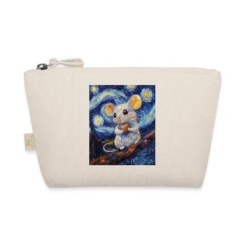Souris mange du fromage Nuit étoilée à la Van Gogh - Trousse biologique - nature - Devant