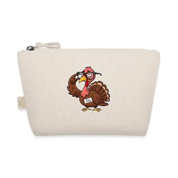 Lunettes portant la dinde disant Thanksgiving - Trousse biologique - nature - Devant