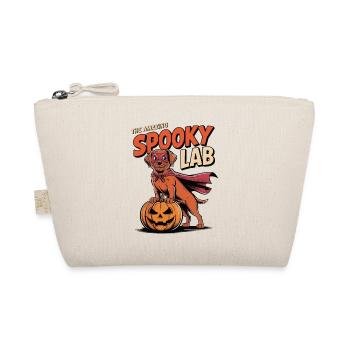 Haunted Foxred Lab Halloween Dog - Organic Pouch - nature - Front