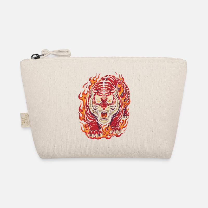 Fire Tiger Spirit Design Organic Pouch