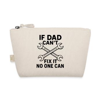 Craftsman Mechanic Saying Funny Repair - Organic Pouch - nature - Front