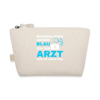 Facharzt Arzt Mediziner Doktor Geschenkidee Spruch - Bio-Täschchen - Natur - Vorne