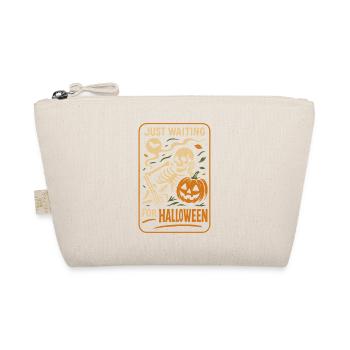 Juste En Attendant Alloween, Squelette, Citrouille - Trousse biologique - nature - Devant