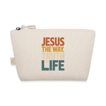 Jesus Der Weg Wahrheit Leben - Bio-Täschchen - Natur - Vorne