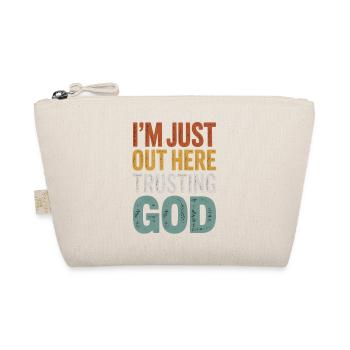 I Trust God Motif - Trousse biologique - nature - Devant