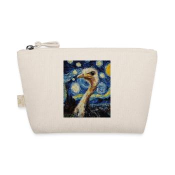 Oiseau Autruche Style Van Gogh Nuit étoilée - Trousse biologique - nature - Devant