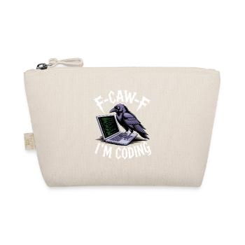 F-Caw-F I'm Coding - Organic Pouch - nature - Front
