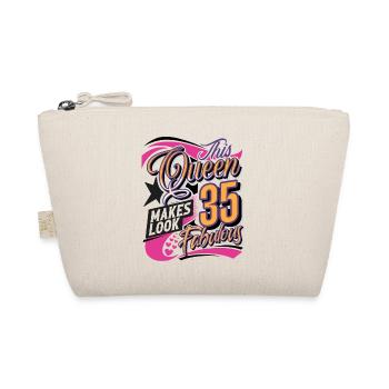 35e anniversaire Reine Femmes - Trousse biologique - nature - Devant