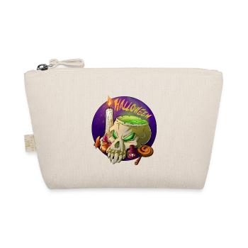 Halloween Skull - Organic Pouch - nature - Front